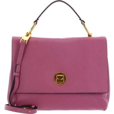 Afbeelding van COCCINELLE Leren Handtas Schoudertas Liya Handbag Pulp Pink / Brule Paars