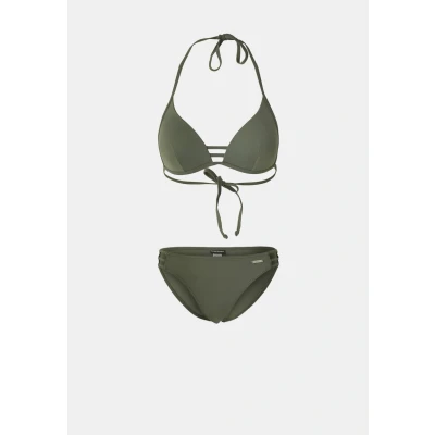 Afbeelding van Bruno Banani Triangle Alexa SET Bikini, Dames, Maat: 40xC, Oliv
