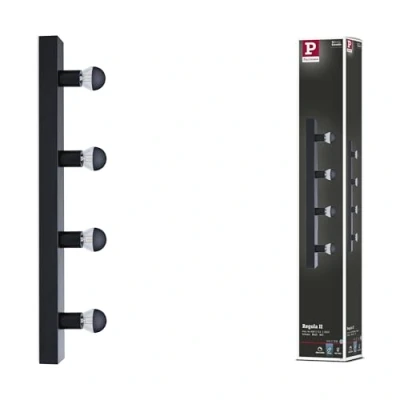 Afbeelding van Paulmann Regula II 80099 LED spiegellamp Zwart