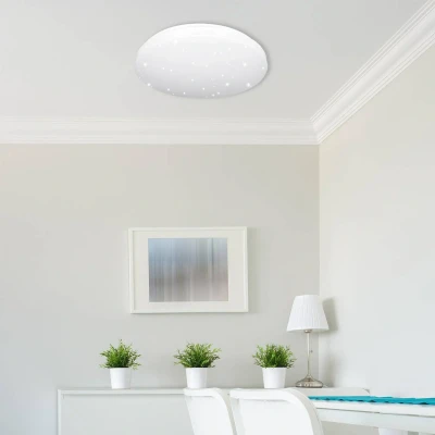 Afbeelding van Müller Licht Plafondlamp Reva Star, Ø 50 cm, wit, kunststof