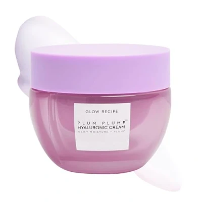 Afbeelding van Glow Recipe Plum Plump Hyaluronzuur Moisturizer gezichtscrème Hydraterende, verstevigende en vullende voor de droge huid Veganistische huidverzorging met polyglutamische peptiden om