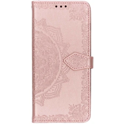 Afbeelding van Samsung Galaxy S10 Plus Hoesje Kunstleder Bookcase Roze Telefoonhoesje