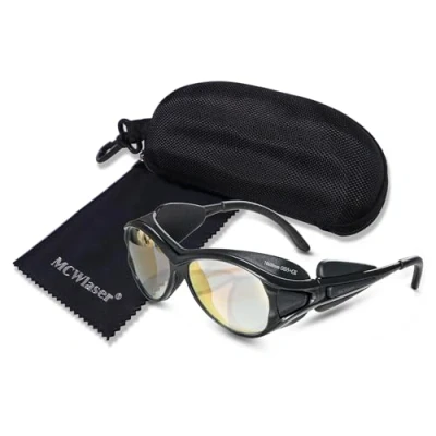Afbeelding van MCWlaser CO2 Laser veiligheidsbril Bril 10600nm 10.6um Reflecterende Type Oogkleding Goggles Voor Graveren Snijden Schoonheid Behandeling Instrument EP 25 Style B