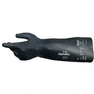 Afbeelding van Ansell AlphaTec 53 002 Neoprene handschoen Zwart maat 7 per 36