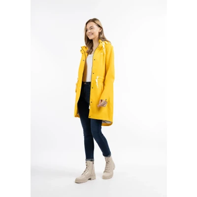 Afbeelding van Icebound Regenjas, Dames, Maat: 42, Gelb