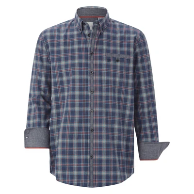 Afbeelding van BABISTA Overhemd &#039;Ilan&#039; blauw / bruin wit