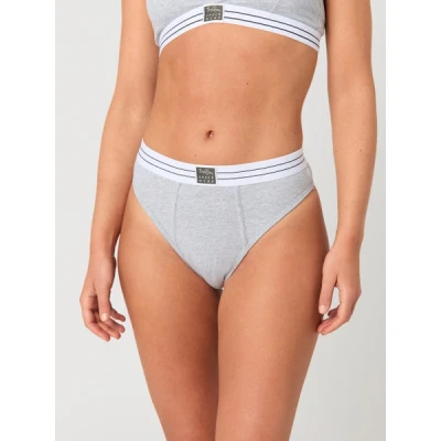 Afbeelding van Björn Borg high waist brazilian (set van 2) grijs