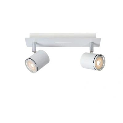 Afbeelding van Lucide RILOU Plafondspot LED Dimb. GU10 2x5W Wit