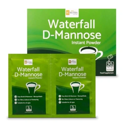 Afbeelding van Waterval D Mannose Instant Poeder Sachets (10 x 3g) Cystitis &amp; UTI Relief SC Nutra