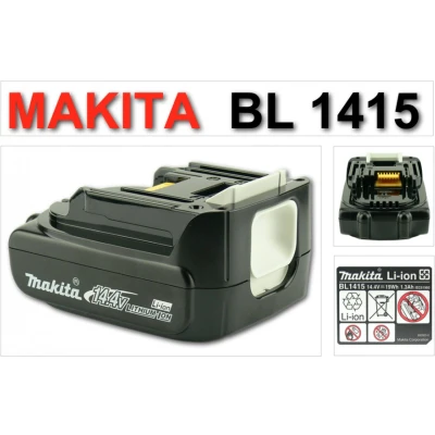 Afbeelding van Makita Accessoires Accu BL1415 14.4V 1.3A 195443 0