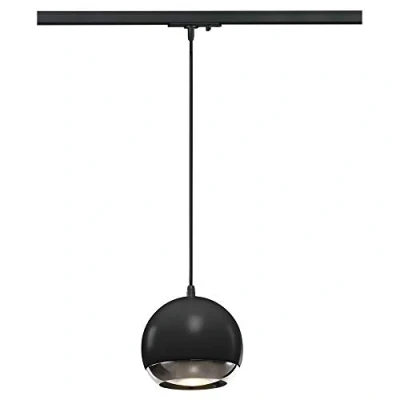 Afbeelding van SLV 1 fasesysteemspot LIGHT EYE 150 / spot, ledspot, plafondspot, plafondarmatuur, railsysteem, binnenverlichting GU10 75 W zwart