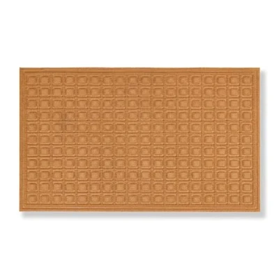 Afbeelding van deurmat antislip buiten Vuilvangmat weerbestendig voor bij entree Vuilafstotende 40x60 cm box bruin