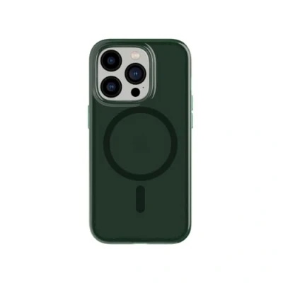Afbeelding van tech21 iPhone 14 Pro Evo Tint compatibel met MagSafe schokabsorberend en krasbestendig getint telefoonhoesje 3,7 m bescherming tegen meerdere vallen, donkergroen