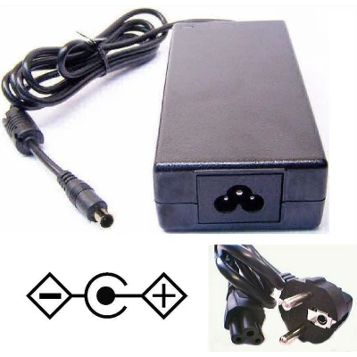 Afbeelding van Voedingsadapter 12V / 5A 60W 6,5mm x 4,4mm (met pin)