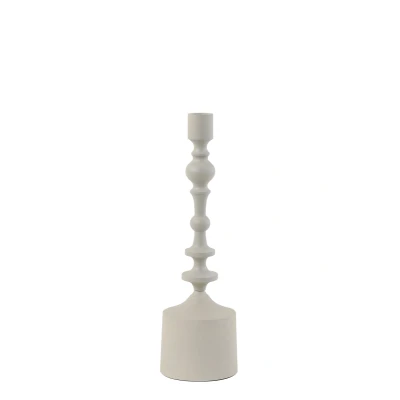 Afbeelding van Light &amp; Living Kandelaar SHEVA Ø10x34cm Grijs
