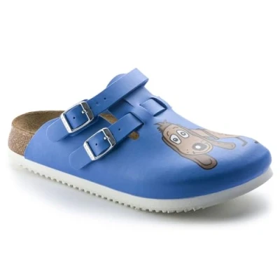 Afbeelding van Birkenstock, Unisex, Pantoffels, Kay SL Birko Flor smal, Blauw, (36)