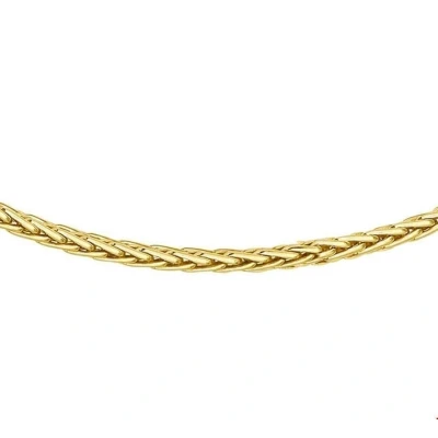 Afbeelding van Ketting Zilgold Vossenstaartschakel geelgoud zilveren kern 3 mm 45 cm