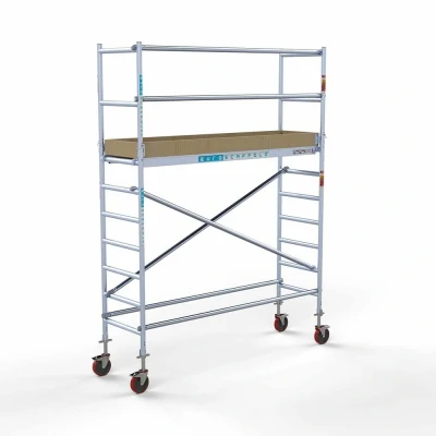 Afbeelding van Rolsteiger Euroscaffold Basic Schoren L250xB75 4.20m werkhoogte Carbon platformen