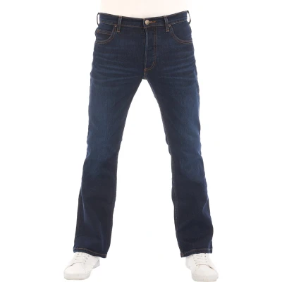 Afbeelding van Lee Denver Straight leg jeans, Heren, Maat: 34x32, Dark blue elko