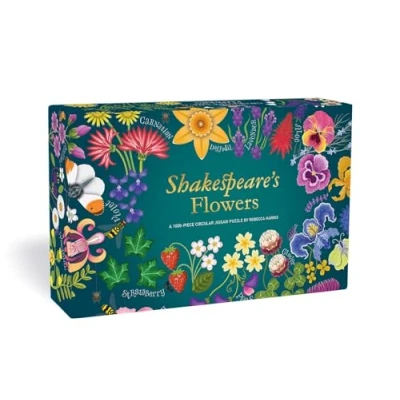 Afbeelding van Shakespeare&#039;s Flowers: a 1000 Piece Jigsaw Puzzle with Poetic Host of Flowers, Plants and Animals