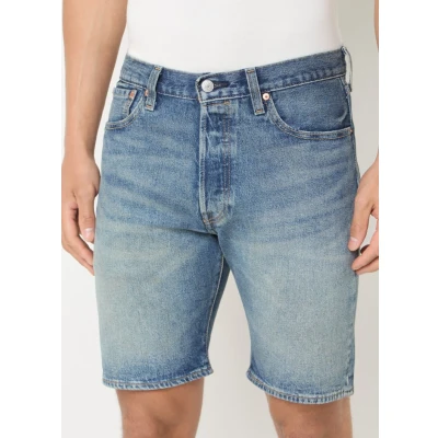 Afbeelding van Levi&#039;s 501 Original Jeansshort, Heren, Maat: 28, 5pm in the mission