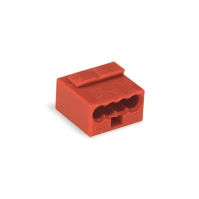 Afbeelding van Wago micro lasklem 4x0 6 0 8mm2 rood 243 804