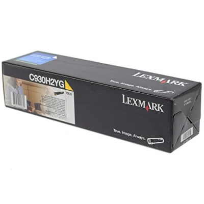 Afbeelding van Lexmark C930H2YG Toner Geel Hoge capaciteit