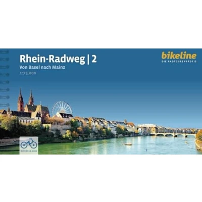 Afbeelding van Rhein Radweg 2: Von Basel nach Mainz, 1:75:000, 381 km, GPS Tracks Download, LiveUpdate: TEIL 2
