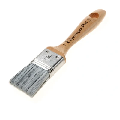 Afbeelding van Copenhagen Pro S platte kwast maat 1.5 synthetisch haar FSC houten steel 23.201.15