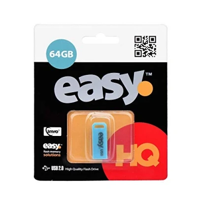 Afbeelding van Imro Easy USB Stick 2.0 Flash Drive 64 GB Eco Blauw