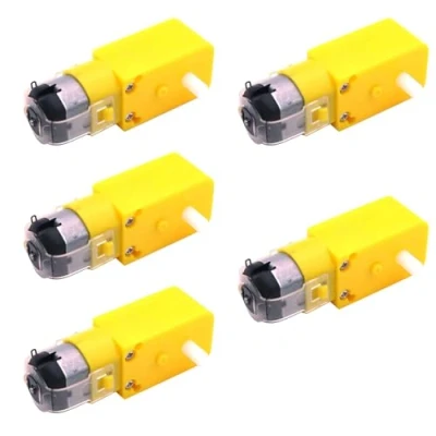 Afbeelding van POFET 5 stks Gear Motor Dual Shaft voor Smart Car Robot Arduino