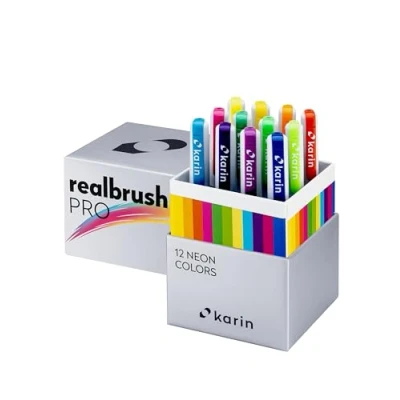 Afbeelding van Karin Realbrush PRO Set 12 stuks Neon Colors
