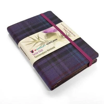 Afbeelding van Thistle Tartan: Pocket: 14 x 9cm: Scottish Traditions: Waverley Genuine Tartan Cloth Commonplace Notebook: 42