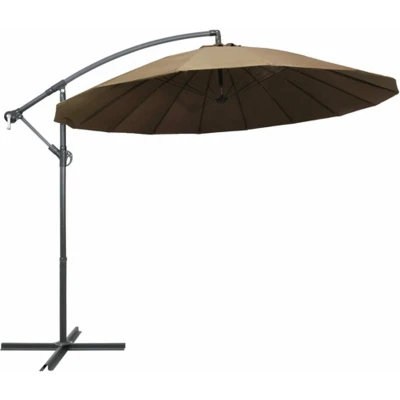 Afbeelding van Zweefparasol met aluminium paal 3 m taupe