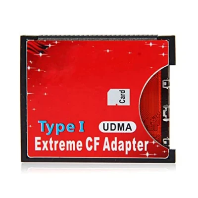 Afbeelding van micro SD TF geheugenkaart naar Compact Flash CF Type I Dual Slot Adapter Converter