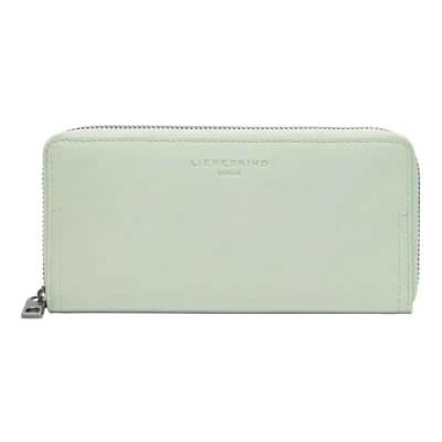 Afbeelding van LIEBESKIND BERLIN Leren Portemonnee Sky Sheep Natural Gigi Wallet Sage Mintgroen