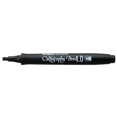 Afbeelding van Artline Marker Supreme Calligraphy Pen, 4,0 Mm, Zwart Kalligrafie
