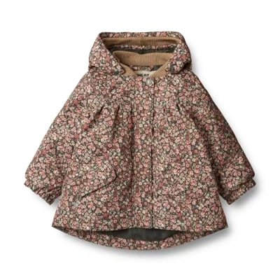 Afbeelding van Wheat Mimmi TECH MIT Funktion Regenjas voor kinderen, Maat: 74, Raven wild flowers