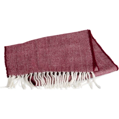 Afbeelding van K up Sjaal met franjes KP434 Wine / Natural