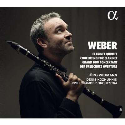 Afbeelding van Irish Chamber Orchestra Jörg Widmann Denis Koz Weber: Clarinet Quintet, Concerti For Clarinet, Grand Duo (CD)