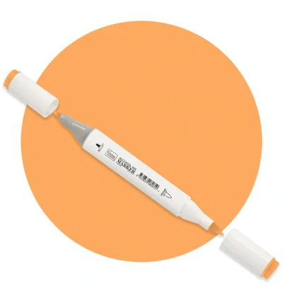 Afbeelding van Light Orange Twin Tip Alcohol Ink Marker
