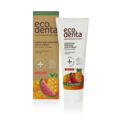 Afbeelding van Ecodenta Tandpasta Kids Juicy Fruit 75ML