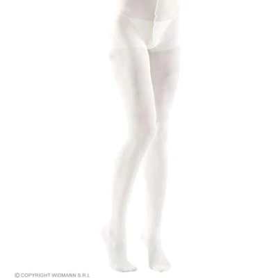 Afbeelding van Widmann 2087W glitterpanty, wit, 40 DEN, sokken, broek, panty, Kerstmis, engel, accessoire, kostuum, dames, eenheidsmaat