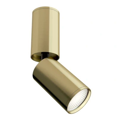 Afbeelding van Maytoni, Wandlamp + plafondlamp, FOCUS S plafondlamp GU10 draaibaar, zwenkbaar messing (GU10)