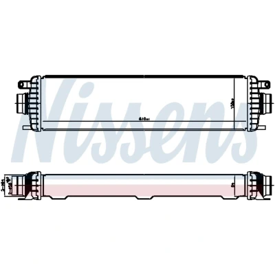 Afbeelding van Nissens Interkoeler 961546