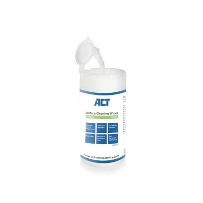 Afbeelding van Act cables AC9515 scherm en oppervlaktereinigingsdoekjes (100 stuks)