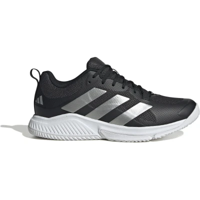 Afbeelding van adidas Performance Court TEAM Bounce 2.0 Stabiliteit hardloopschoenen core black silver metallic cloud white, Dames, Maat: 40 Textiel/ synthetisch