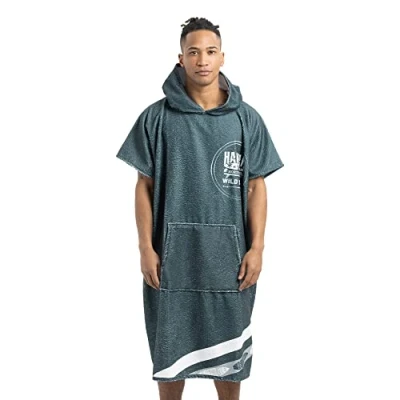 Afbeelding van HOMELEVEL badponcho voor dames en heren Strandponcho met design Surfponcho volwassenen In verschillende maten designs