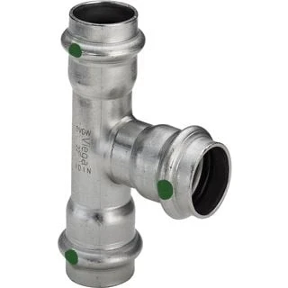 Afbeelding van Viega sanpress inox t stuk 28mm x rvs pers 435 882
