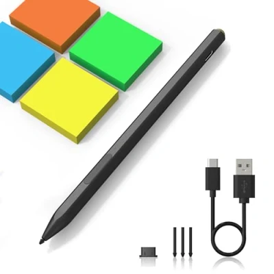 Afbeelding van Surface stylus pen voor Microsoft Go 3/2/Go Touch Pro 9/X/8/7/6/5/4/3 laptop met 4096 drukgevoeligheid, palm rejection functie accessoires zwart